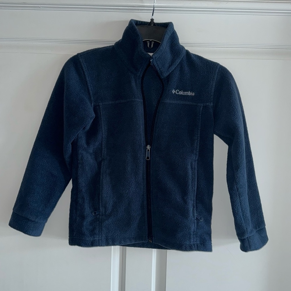 Boys Columbia fleece zip up jacket